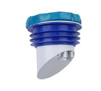 Joint de bride de toilette en plastique silicone double couche pour éviter les fuites, installation facile et joueuse, valve anti-refoulement, forte résistance à l'érosion, convient aux tuyaux en PVC