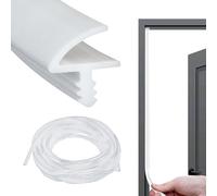 Joint de cadre de porte pour isolation phonique - Blanc - Pour rainure de 3 mm et feuillure de 11 mm - Pour cadre de porte et fenêtres - Isolation acoustique - 10 m