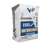 Joint de carrelage souple pour terrasse, piscine, sol, chauffant, facade, hydrofuge, joint, carrelage - 20 kg Granit - ARCANE INDUSTRIES