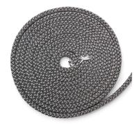 Joint de cheminée 3 m, Ø 10 x 6 mm Joint plat non autocollant pour joint de vitre. Compatible avec différents modèles de cheminée Oranier
