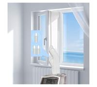 Joint de climatisation de 400 cm pour tuyau, isolation thermique en nylon épais, universel pour 1 ou 2 tuyaux, fermeture éclair 4 compartiments, étanche et réduction du bruit, ne convient pas pour