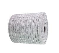 Joint de corde de brûleur à bois, joint de porte de poêle-Kit de fibre céramique et de ciment haute température de 3.28 pieds for poêles(25 * 25 * 1000mm)