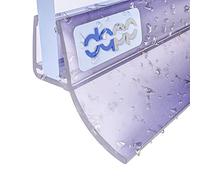 Joint de douche DQ-PP 90cm | Joint pour porte en verre de 4,8mm - 5mm d'épaisseur | UK12-05 | Profil de drainage de l'eau Profil hydrofuge