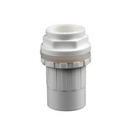 Joint de drainage de tuyau Raccords de tuyau d'alimentation et vidange d'eau, coude à 90 degrés/joint trop-plein droit en PVC blanc, 20-50 mm, 1 pièce(Yellow,32mm)
