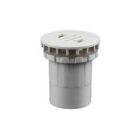 Joint de drainage de tuyau Raccords de tuyau d'alimentation et vidange d'eau, coude à 90 degrés/joint trop-plein droit en PVC blanc, 20-50 mm, 1 pièce(Black,25mm)