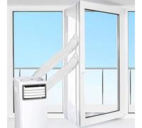 Joint de Fenetre Climatisation Mobile - AMOUNE - Universel - Blanc - 600 CM Tissu Calfeutrage