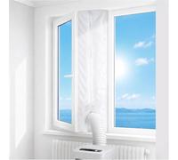 Joint de fenêtre de climatiseur, 300/400/500 cm joint de fenêtre étanche pour climatiseurs mobiles, sèche-linge, kit de joint de fenêtre AC portable de avec fermeture éclair ，300cm