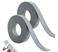Joint de Fenêtre en Mousse Auto-Adhésif 2 Rouleaux Ruban Adhésif | Bande de Calfeutrage pour Porte Bricolage Porte Coulissante Façade Extérieure