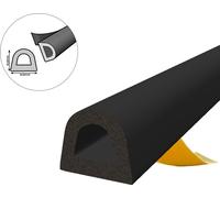 Joint de fenêtre Joint de porte Joint caoutchouc Profilé D EPDM 14×12mm 40m noir autocollant