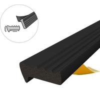Joint de fenêtre Joint de porte Joint caoutchouc profilé E EPDM 13.5×6.4mm 40m noir autocollant