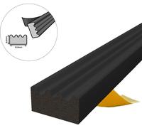 Joint de fenêtre Joint de porte Joint caoutchouc profilé E EPDM 15×8mm 50m noir autocollant