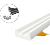 Joint de fenêtre Joint de porte Joint caoutchouc profilé E EPDM 9×4mm 100m blanc autocollant