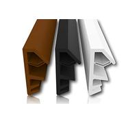 Joint de fenêtre | 4mm largeur de rainure 12mm feuillure | couleur noir | longueur 25m | joint caoutchouc fenêtre bois
