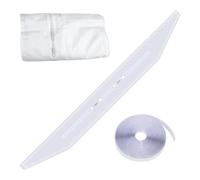 Joint de fenêtre pour climatiseur mobile - Couvercle en tôle conductrice | Joint d'étanchéité pour climatisation - Protection contre les courants d'air et le bruit - Hiver et été, cave, camping-car