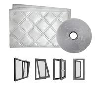 Joint de fenêtre pour ordinateur portable AC étanche sans perçage | Joint de climatisation pour fenêtres coulissantes pour salle de séjour, garage, appartement, location