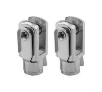 Joint de fourche en acier carbone M8 42 mm de long | Pour acier au carbone robuste, résistant à l'usure, filetage M8 x 1,25, longueur 42 mm, idéal pour l'automatisation