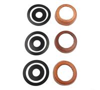 Joint de piston en cuir de vachette 90 mm joint torique en silicone de | Lot de 3 manchons assortis pour type 90, étanchéité efficace, matériau durable