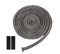 Joint de poêle à bois - Corde flexible haute température pour unités de chauffage | Fibre de verre résistante à la chaleur avec design à tissage serré | Cordon de joint de porte de poêle de 2 m pour