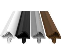 Joint de porte avec fil anti-dilatation - Largeur de rainure : 3 mm - Profondeur de rainure : 7 mm - Largeur de feuillure : 12 mm | Couleur : marron | Longueur : 25 m