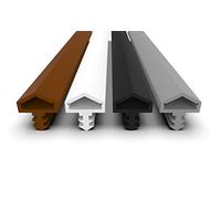 Joint de porte contre le tirage, le bruit et la poussière, réduction des coûts de chauffage, joint, ruban adhésif, largeur de rainure 4mm, profondeur de rainure 7mm rainure de 12mm