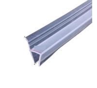 Joint de porte de douche, Bande d'étanchéité for écran de douche, 5 mètres, caoutchouc Silicone Transparent, forme FH for verre 6 à 10mm(H 8mm)