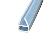 Joint de porte de douche, Bande d'étanchéité for pare-douche 5m Silicone H/F/U/forme d'angle Transparent for verre 6-12mm(U Type,8mm)