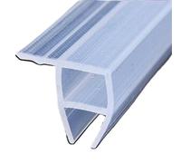 Joint de porte de douche, Bande d'étanchéité for pare-douche 5m Silicone H/F/U/forme d'angle Transparent for verre 6-12mm(Corner Type,8mm)