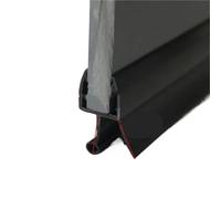 Joint de porte de douche, Bande d'étanchéité for paroi de douche 5m PVC for verre 6-12mm noir/transparent(Black a,Use for 8mm glass)