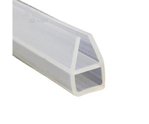 Joint de porte de douche, Bande d'étanchéité for paroi de douche en forme U transparente 6 mètres for verre 6-12 mm(8mm)