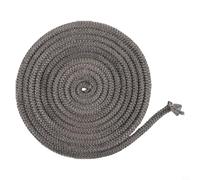 Joint de porte de poêle de cheminée en corde souple de 9 mm en fibre de verre de 3 mètres pour le bois pour poêle à bois, brûleur à bûches, joint d'étanchéité ou four industriel avec chaudière