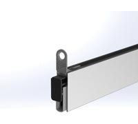 Joint de porte EllenMatic Soundproof Slim 1 stg.L.1083mm L.10mm Silik.blk argent