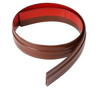 Joint de Porte en Gel de Silice à Trois Trous, Marron | Scellant pour Partie Inférieure de Porte, du Bruit et Pertes Thermiques, Usage Hiver, Pose Ferme