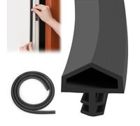 Joint de porte en TPE - Profilé d'étanchéité pour cadre de porte - Isolation acoustique - 12 mm - Joint de porte d'intérieur - Blanc - 5 m, 10 m, 15 m, 20 m, 30 m - Disponible (noir et 20 m)