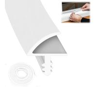 Joint de porte, joint de cadre de porte d'intérieur, pour isolation acoustique et prévention des collisions, pour rainure de 3 mm et feuillure de 11 mm (blanc - 10 m)