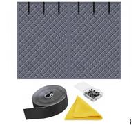Joint de porte magnétique thermique pour garage et entrepôt - Boudin de courant d'air industriel - Insonorisé - Protection hivernale