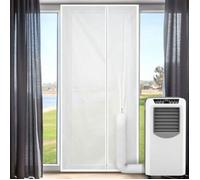 Joint de Porte pour Climatiseurs Mobiles, 90 210 cm Kit Calfeutrage Climatiseur Porte Fenetre, Facile à Installer Ne Nécessite Aucu