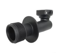 Joint de raccord d'entrée noir - Filetage M26 - Pour nettoyeur haute pression Kärcher K2 K3 - Pièce de rechange OEM 5.064-395.0 - En plastique robuste - Étanche et facile à installer - Pour le