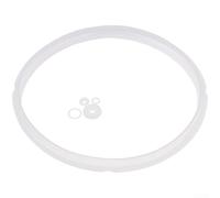 Joint de rechange en caoutchouc de silicone pour autocuiseur électrique de 5 L 6 L Diamètre intérieur 22 cm Design standard Transparent Résistant à la chaleur Facile à installer