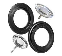 Joint de rechange pour panier à tamis, 2 pièces, compatible avec FRANKE 133.0060.773, pour garnitures d'écoulement 3,5" avec panier à tamis Art. N° 112.0173.072, 112.0173.076, 112.0173.079