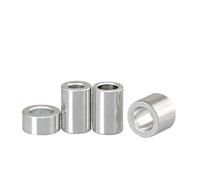 Joint de rondelle plat en alliage d'aluminium M3 M4 M5 M6 M8, manchon CNC, entretoise Non filetée, 5/10/ 20 pièces(D8x M5 (10pcs),Length 14mm)