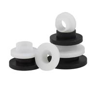 Joint de transistor en nylon à vis, rondelle d'isolation en plastique de type T, entretoise isolante, protecteur de filetage M2M3 M4 M5 M6 M8 M10 M12(White,M5 TO-9(100pcs))