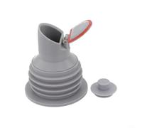 Joint de tuyau de vidange en silicone avec 7 couches de protection pour une performance anti-débordement et étanche, convient pour les lavabos et les systèmes de tuyaux d'égout (2# 60-65 mm)