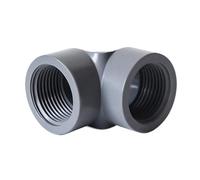 Joint de tuyau rapide Adaptateur de filetage femelle en PVC, raccord d'extrémité tuyau 1/2"-1", raccords gris for conduite d'eau plomberie, 20 pièces(Red,1/2 inch)