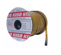 Joint de vitrage en caoutchouc alvéolaire noir - 3 x 9 mm - 150 m KISO