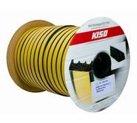 Joint de vitrage EPDM KISO 15x2 mm Noir - Rouleau de 125 m - 141 2X15 N