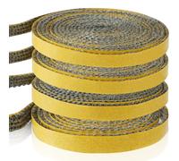 Joint d'étanchéité autocollant, joint plat isolant, joint d'étanchéité résistant à la chaleur, bande d'étanchéité pour joints de foyers, joint pour vitre de foyer, produit d'étanchéité pour cheminée, 