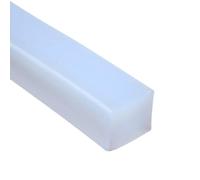Joint d'étanchéité carré en caoutchouc de silicone solide de 10 m - Résistant à la chaleur, insonorisant, étanche à l'eau et à la poussière, 1 pièce(19mm x 19mm)