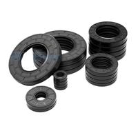 Joint d'étanchéité en caoutchouc Nitrile butadiène, 5 pièces, ID 31/32mm OD 38-80mm, couvercle à Double lèvre avec ressort(32x52.5x12mm)