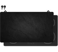 Joint d'étanchéité en caoutchouc noir pour plaque de cuisson à induction, imitation mur en pierre, dimensions 90 x 52 cm