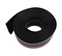 Joint d'étanchéité en caoutchouc pour porte de garage résistant aux intempéries 300 cm pour une protection latérale supérieure contre le vent, la pluie, la poussière, isolation phonique, noir ou blanc